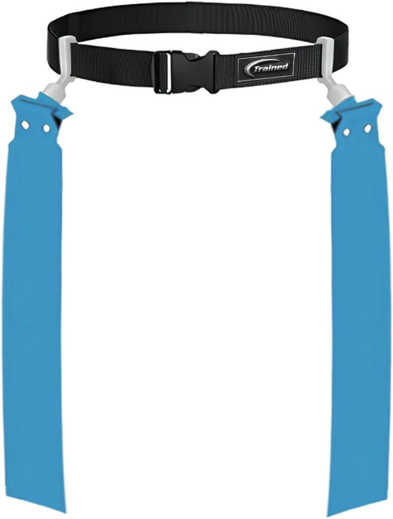 Trained Flag Football Set – Adjustable Flag Football Belt with 2 Flags & Audible Pop – Durable Flag Football Gear for Youth, Kids & Adults - Image 1